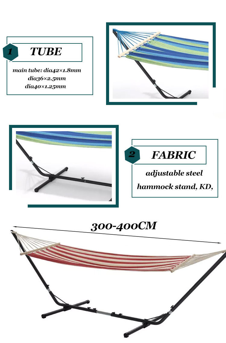 factory prices portable swing hanging chair bed hammock with stand outdoor/garden/patio/season/camping