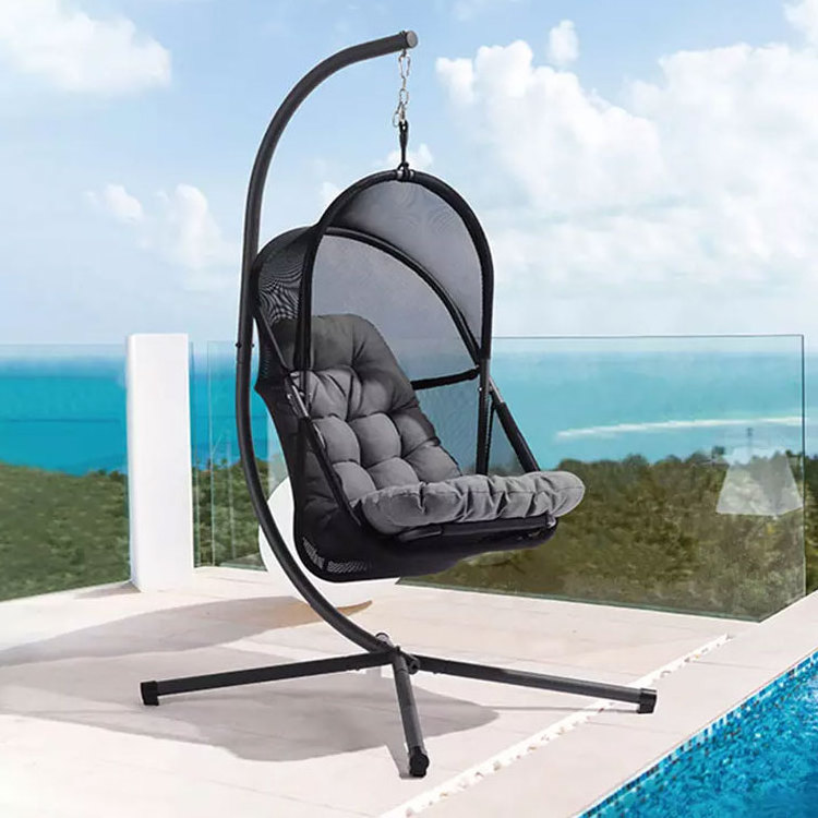 Cheap Price Hanging Pod Chair Outdoor Furniture Garden Swing Egg Chair For Sale adult