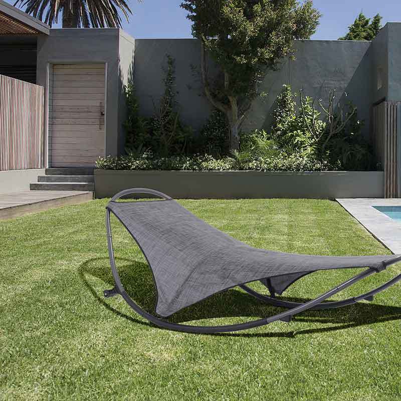 With wheels outdoor Hanging  beach bed pool  modern chaise lounge recliner lounger chair sunbed