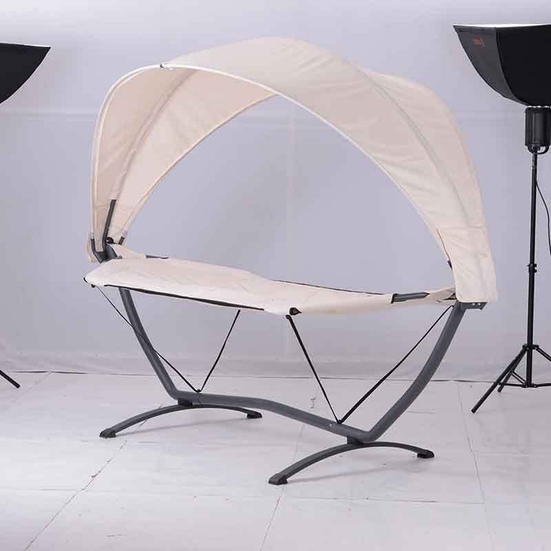 Hammock Stand Adjustable Steel outdoor hammock with stand with canopy/shade