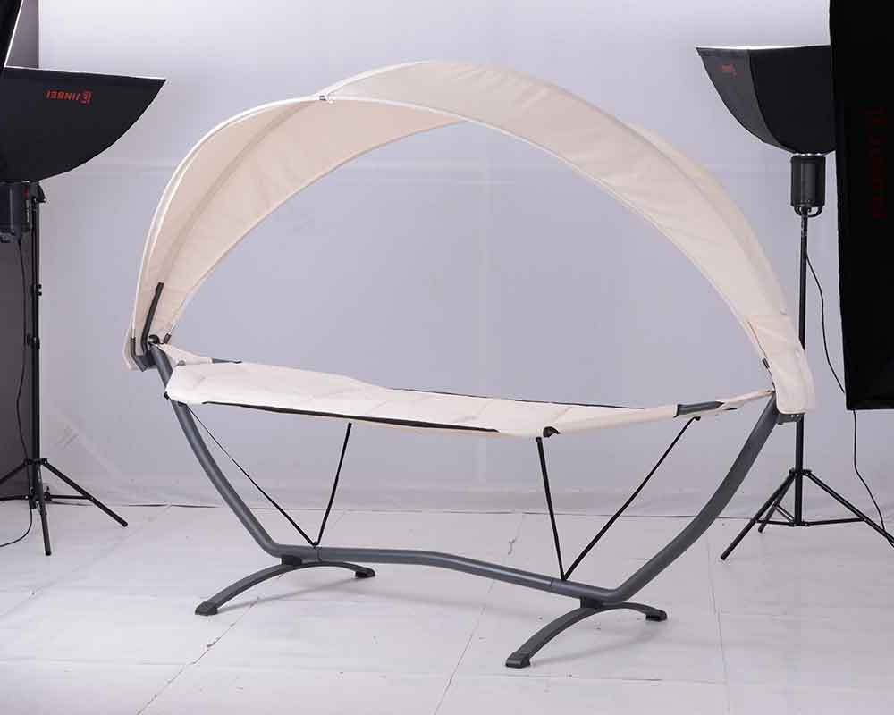 Hammock Stand Adjustable Steel outdoor hammock with stand with canopy/shade