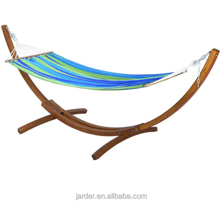 Factory wholesale outdoor/camping/patio cheap prices swing bed chair hanging hammock with wooden stand