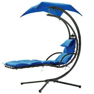 high quality outdoor dream swing hanging chair with helicopter canopy