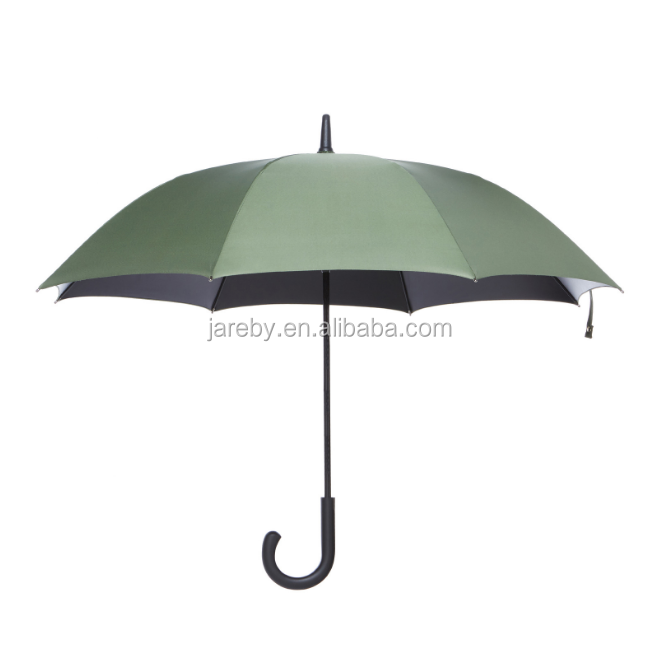 high quality custom fiberglass automatic straight rain umbrella