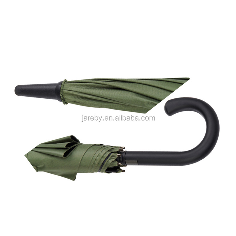 high quality custom fiberglass automatic straight rain umbrella