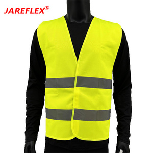 High Visibility Safety Vest for Traffic Work, Running, Surveyor  Vest with 2 Reflective Strips