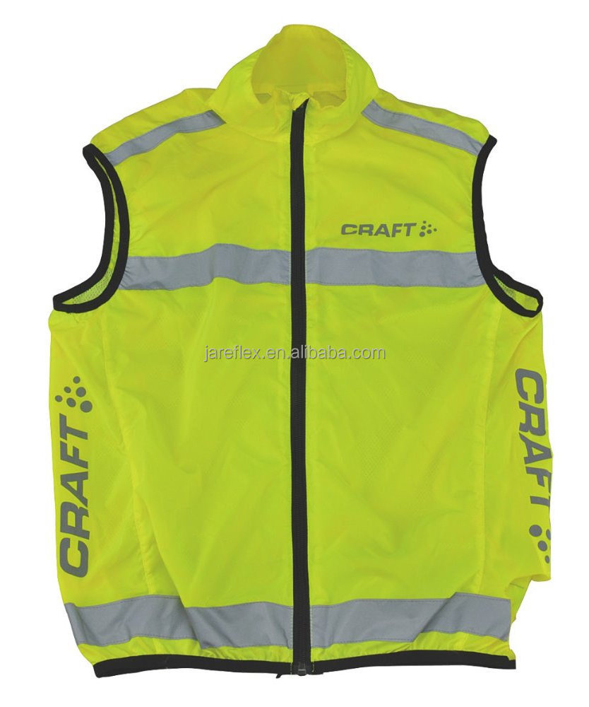 EN471 High Visibility Reflective Bicycle Safety vest For Bike Motor Cycling Running Walking