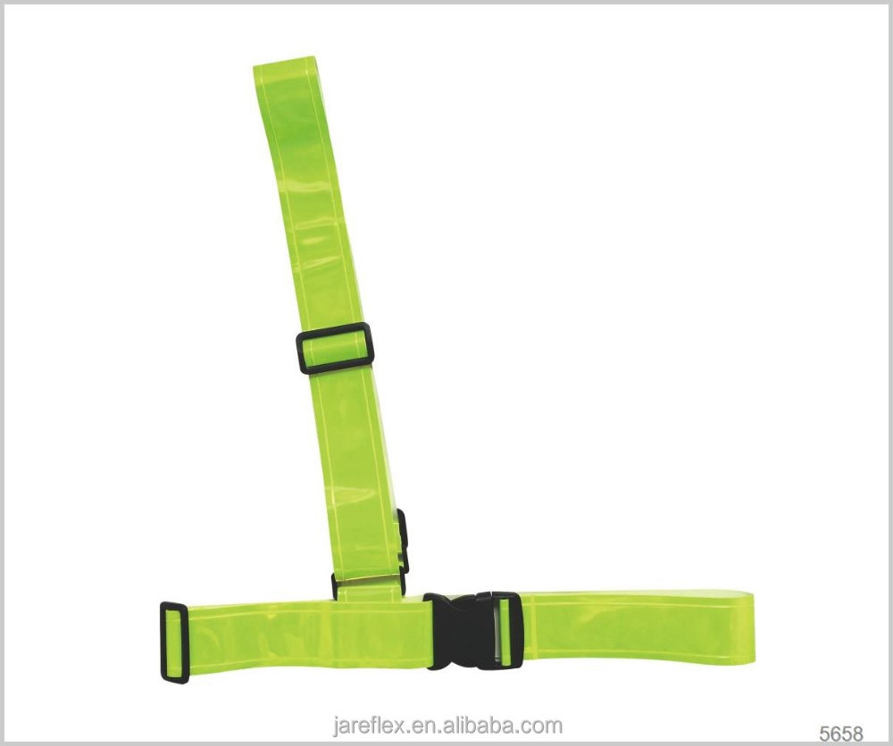 High Quality Walking Reflective Vest Flashing Reflective Running Safety Vest Belt