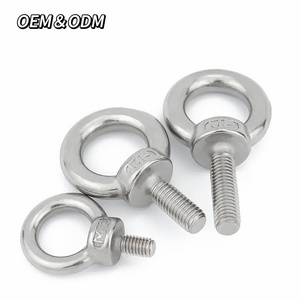 Din580 Lift Eyebolt M24 Carbon Steel Forged Eye Bolt Galvanized Lifting Eye Bolt Stainless Steel