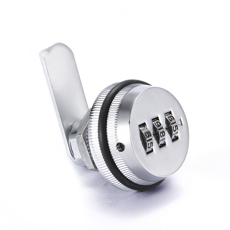 Digital lock for lockers zinc alloy 90 degree 3-digit Combination Mailbox Lock Rotary Tongue Cam Lock