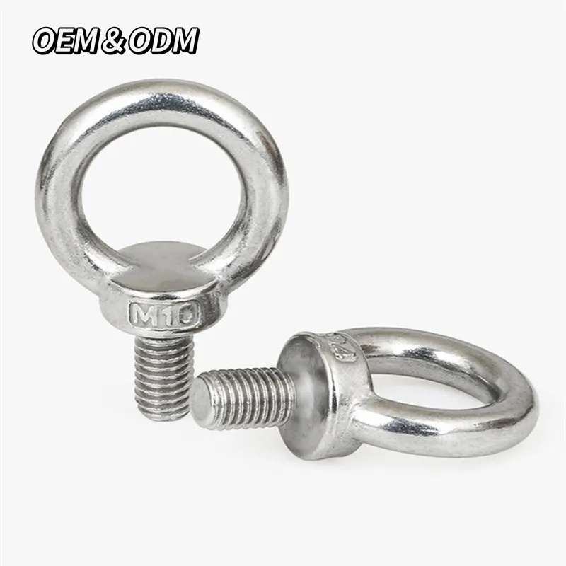 Din580 Lift Eyebolt M24 Carbon Steel Forged Eye Bolt Galvanized Lifting Eye Bolt Stainless Steel