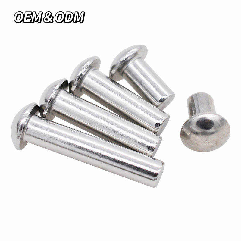 Spot Wholesale Stainless Steel Aluminum Round Head Solid Rivet Round Head Rivet Non-Standard Rivets