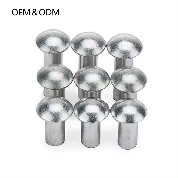 Custom M4 M5 M6 Solid Rivets Countersunk Head M0.6 M1 Solid Rivets Micro Round Head Rivet