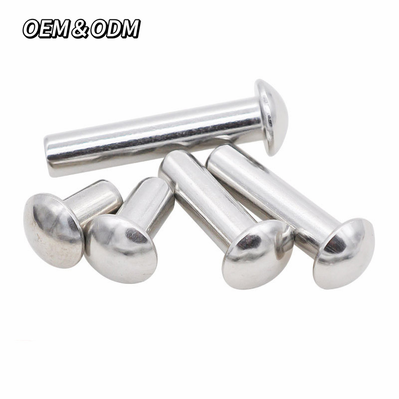 Spot Wholesale Stainless Steel Aluminum Round Head Solid Rivet Round Head Rivet Non-Standard Rivets