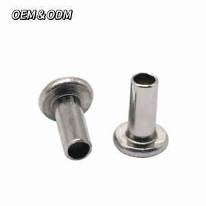 Chinese Manufacturer Tubular Rivets Stainless Steel Tube Hollow Semi-Tubular Rivet