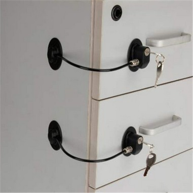 Adhesive Cabinet Fridge Drawer Lock Children Security Products Baby Safety Lock for Kids