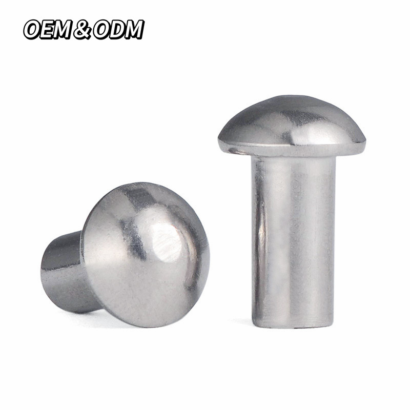 Spot Wholesale Stainless Steel Aluminum Round Head Solid Rivet Round Head Rivet Non-Standard Rivets