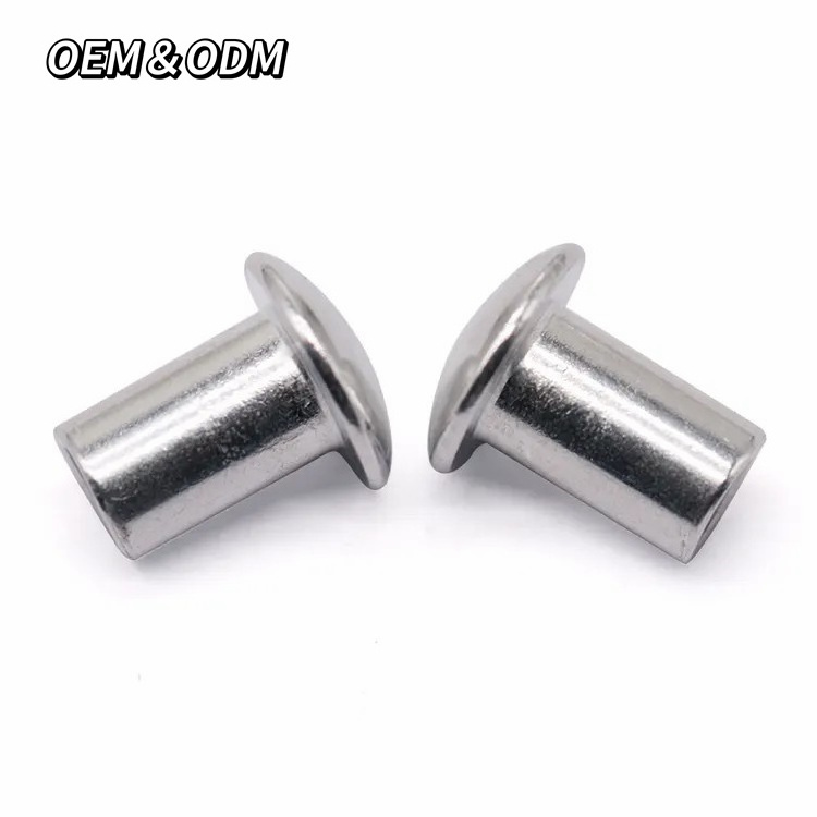 M2 M3 M4 M5 Stainless Steel Truss Head Half Semi Tubular Rivet Truss Head Semi-Tubular Rivets