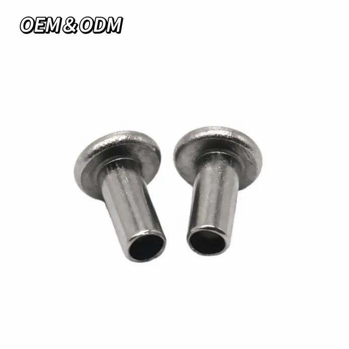 Chinese Manufacturer Tubular Rivets Stainless Steel Tube Hollow Semi-Tubular Rivet