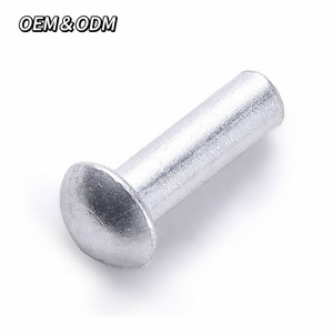 DIN 7338 Customized Non-Standard Stainless Steel SS304 SS316 Solid Riveting Round Head Solid Rivet