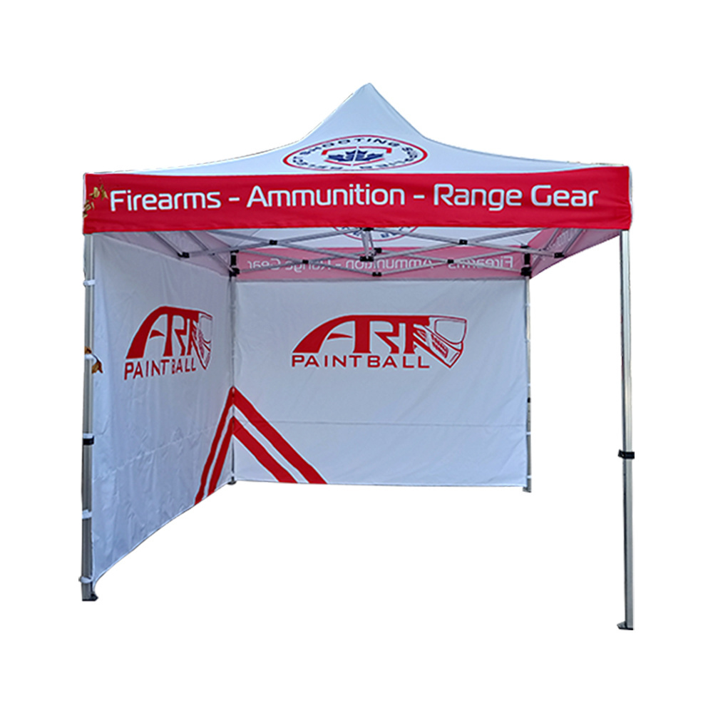 Branded 3x3m gazebo 4x5 custom tent canopies printed logo with side wall