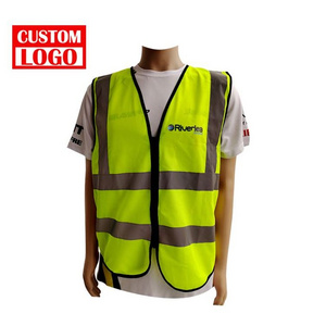 Reflective Clothing Outdoor Factory Supply Safety Vest Green With Pocket