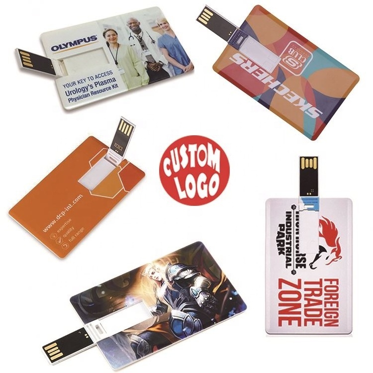 High Speed Real Full Capacity External Storage USB 2.0 Business Card-Shaped Usb Flash Drives