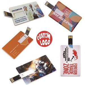 High Speed Real Full Capacity External Storage USB 2.0 Business Card-Shaped Usb Flash Drives