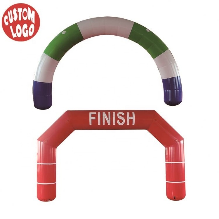 Start Finish Running Race Arch Custom Halloween Decorations Inflatable Arch Tent