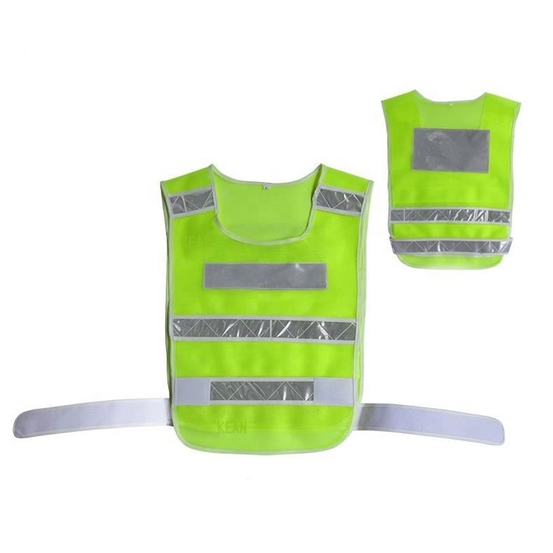 High Visibility Top Quality Blue Reflective Vest Polyester Breathable Customized High Visibility Warning Safety Vests