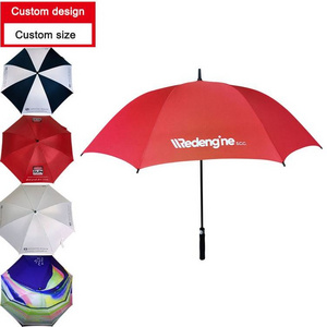 High Quality Outdoor Waterproof Promotional Cheap Big Automatic Sun Rain Extra Long Auto Open Golf Umbrella