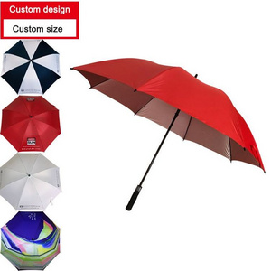 Windproof Large Auto Open 30"  Colorful Print Colour Golf Sun Umbrella