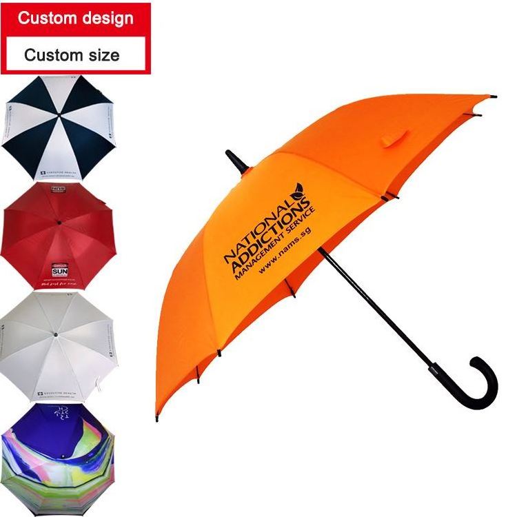 Top Quality Promotional Bestselling  Double Layer Logo Printed Big Golf Umbrella