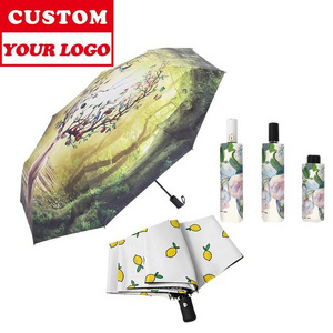 Outdoor Extra Large advertising promotion gift umbrella wholesale new design 2 folding umbrella