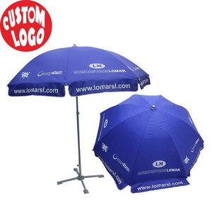 Outdoor Aluminum Parasol  high quality umbrellas parasol beach with base Beach Umbrella Wood