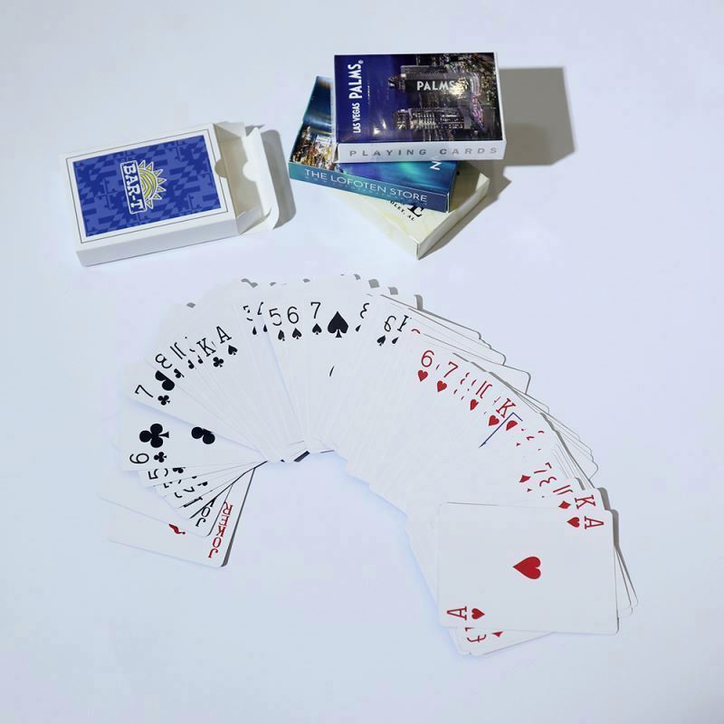 Printed Box Plastic Pvc Waterproof Poker Sublimation Poker Card Games For Adults Poker Card