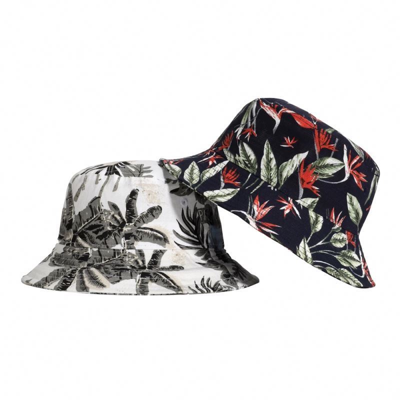 Reversible Allover Printed Blank Corduroy Plain Print Logo Custom Sublimated Bucket Hats