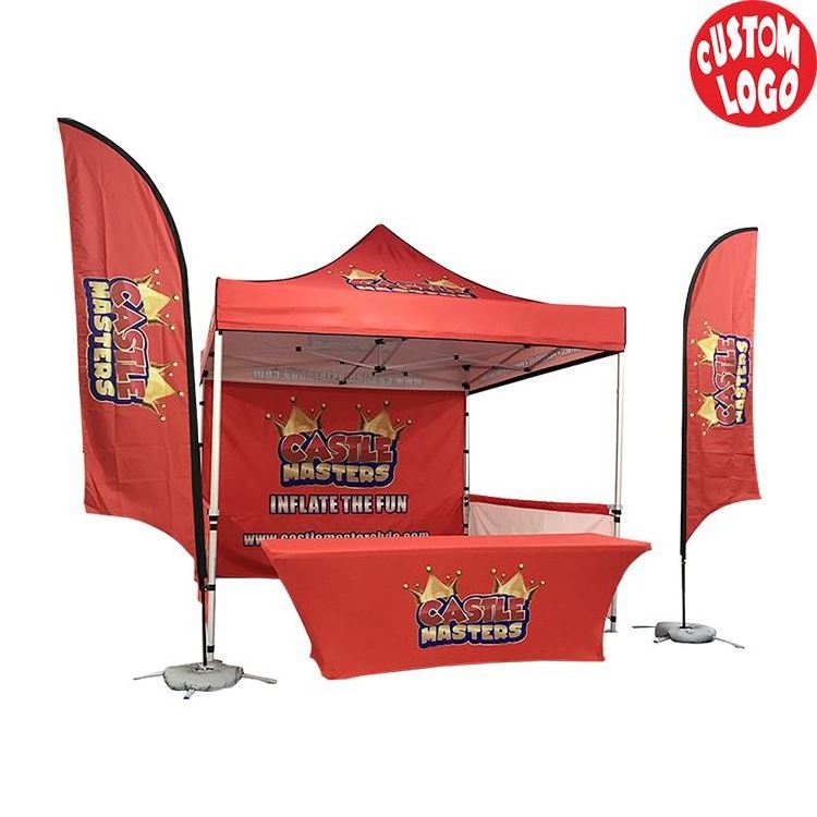 10X10 Advertising Logo Outdoor Aluminum Trade Show Tent 10X10Ft Pop Up Tent