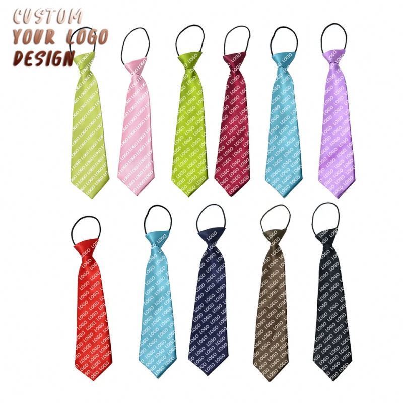 Customize High Quality  Polyester satin Printed custom made ties