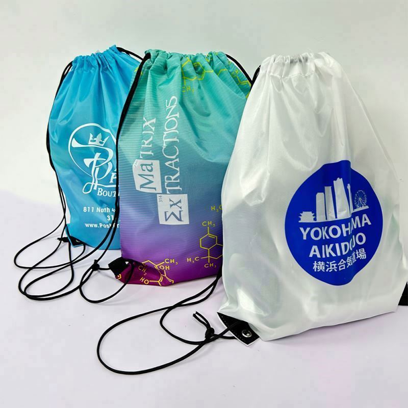 Custom Logo Printing Design Customized Disposable Packaging Drawstring Bags Custom Logo Diy Kids Bag