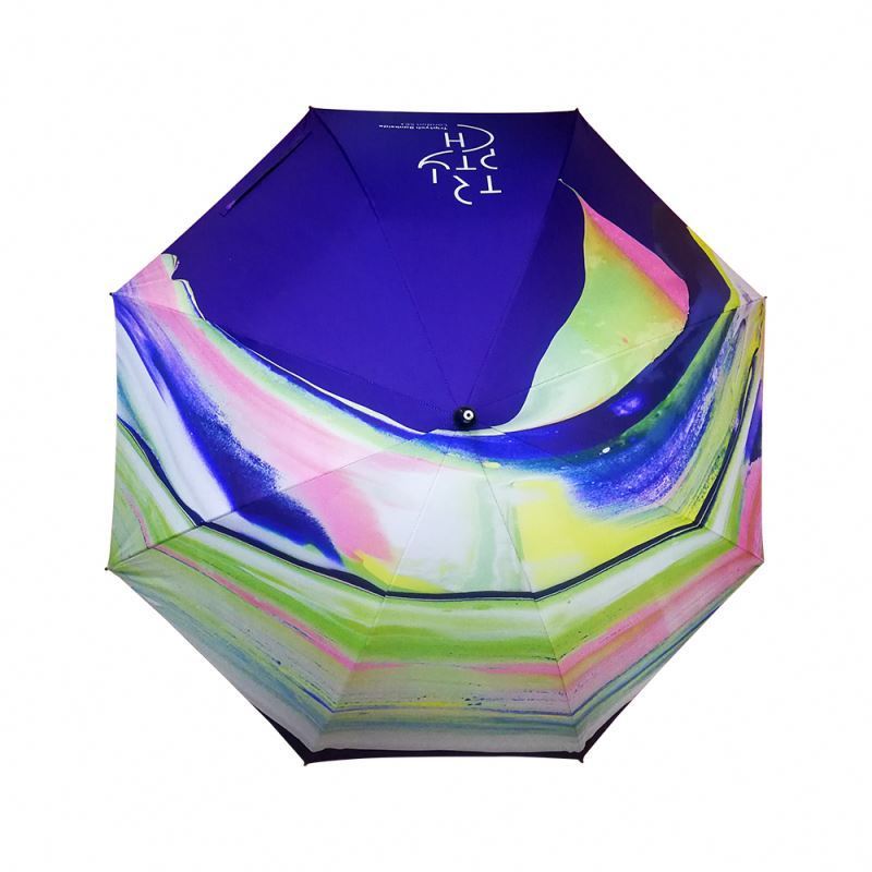 Custom Printing Sublimation  Anti UV Reverse Umbrella