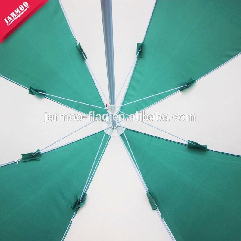 Promotional Display Factory Promotional Large Windproof Folding Beach Umbrella