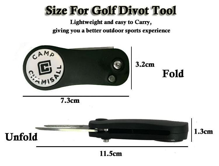 Custom newest design fashion  golf accessories tees ball golf belt with divot tool