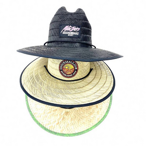 Hot Selling Solid Ladies Sun Paper Beach Sun Floppy Paper  Straw Hat Bell Shape