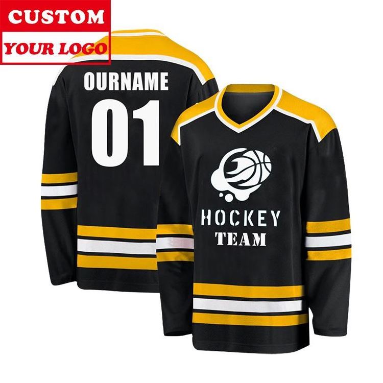 Factory Custom Printed Multifunctional Custom Print Logo european hockey jersey