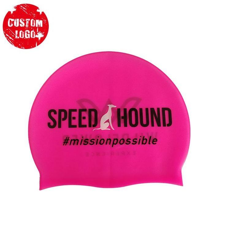 Wholesale Best Price Custom printing latex Large Silicon Swimming Cap