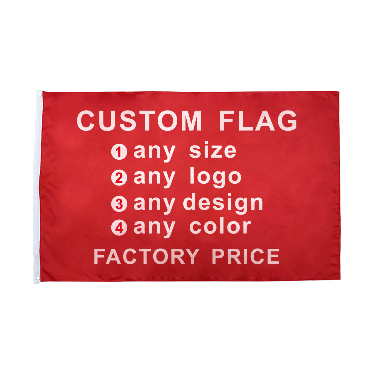 Professional Large Screen Printed Custom Flags