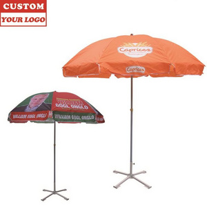 China Factory Supply Steerable Shaft Sun Umbrella Beach commercial sun umbrella