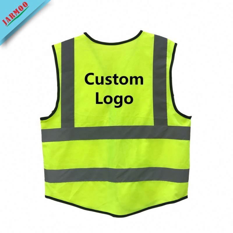 Factory Price Custom High Visibility Fluorescent 100% High Visibility Polyester Fabric Safety Working Vest