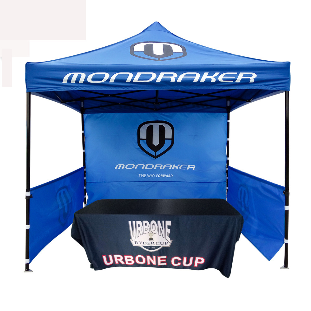 Custom Folding Tent Outdoor trade show tent 10*10ft Waterproof Logo Print Easy Pop Up Canopy Vendor Tent for advertising